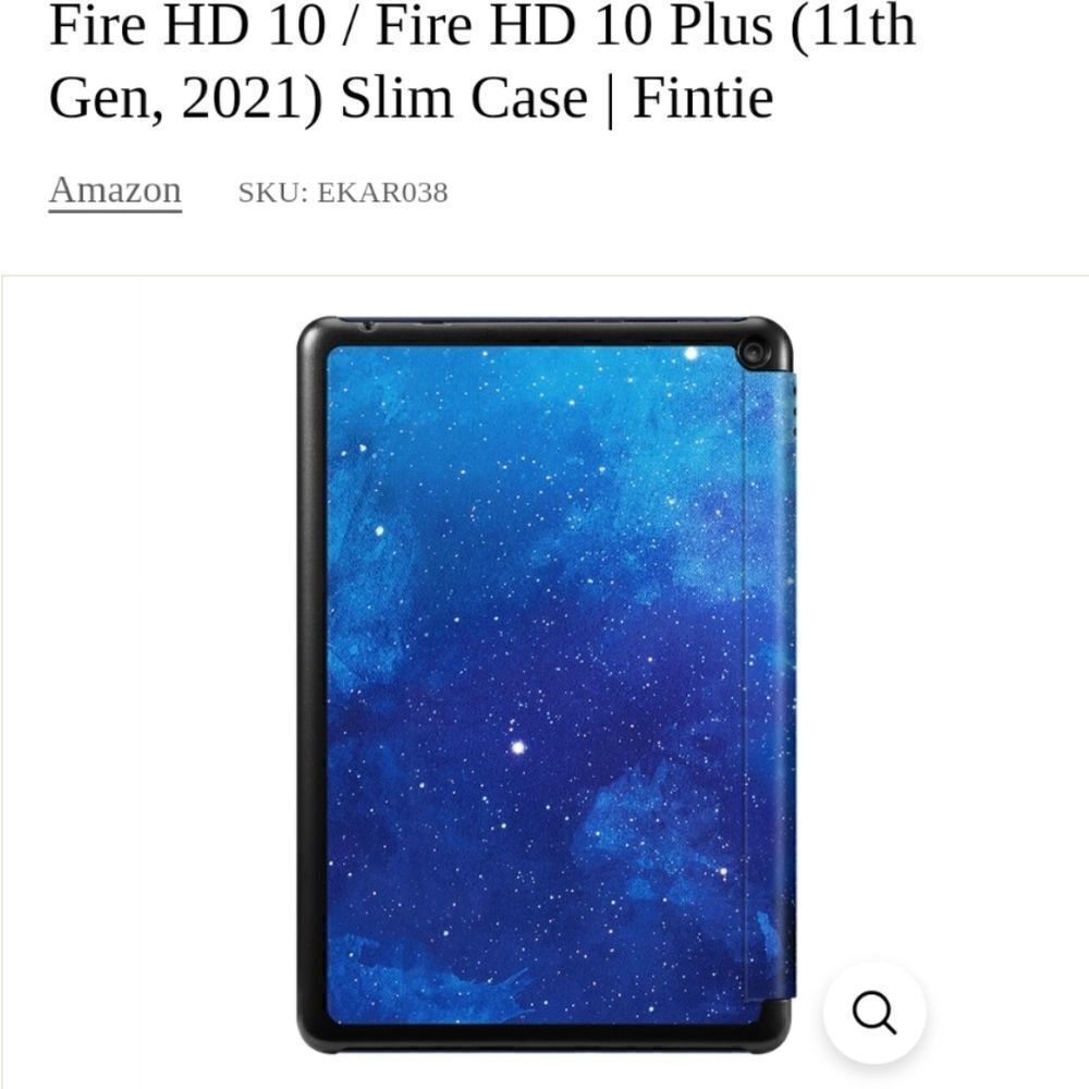 Fintie Fire HD 10 Slim Case Starry Sky Design